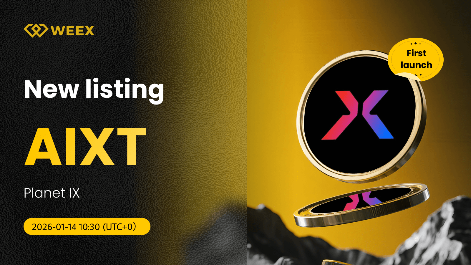 AIXT USDT Trading Pair Live: Planet IX Coin on WEEX Spot