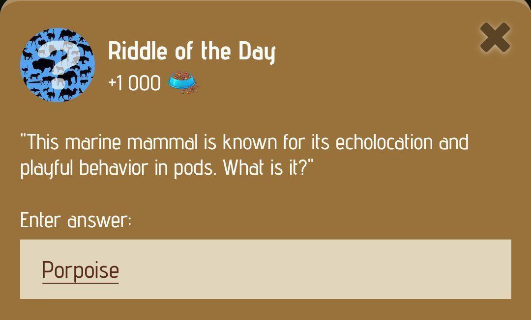 Zoo Riddle of the Day January 18, 2025